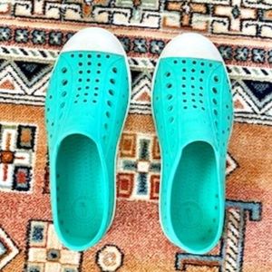 Native Kids Shoes - Jefferson Turquoise Blue - C13